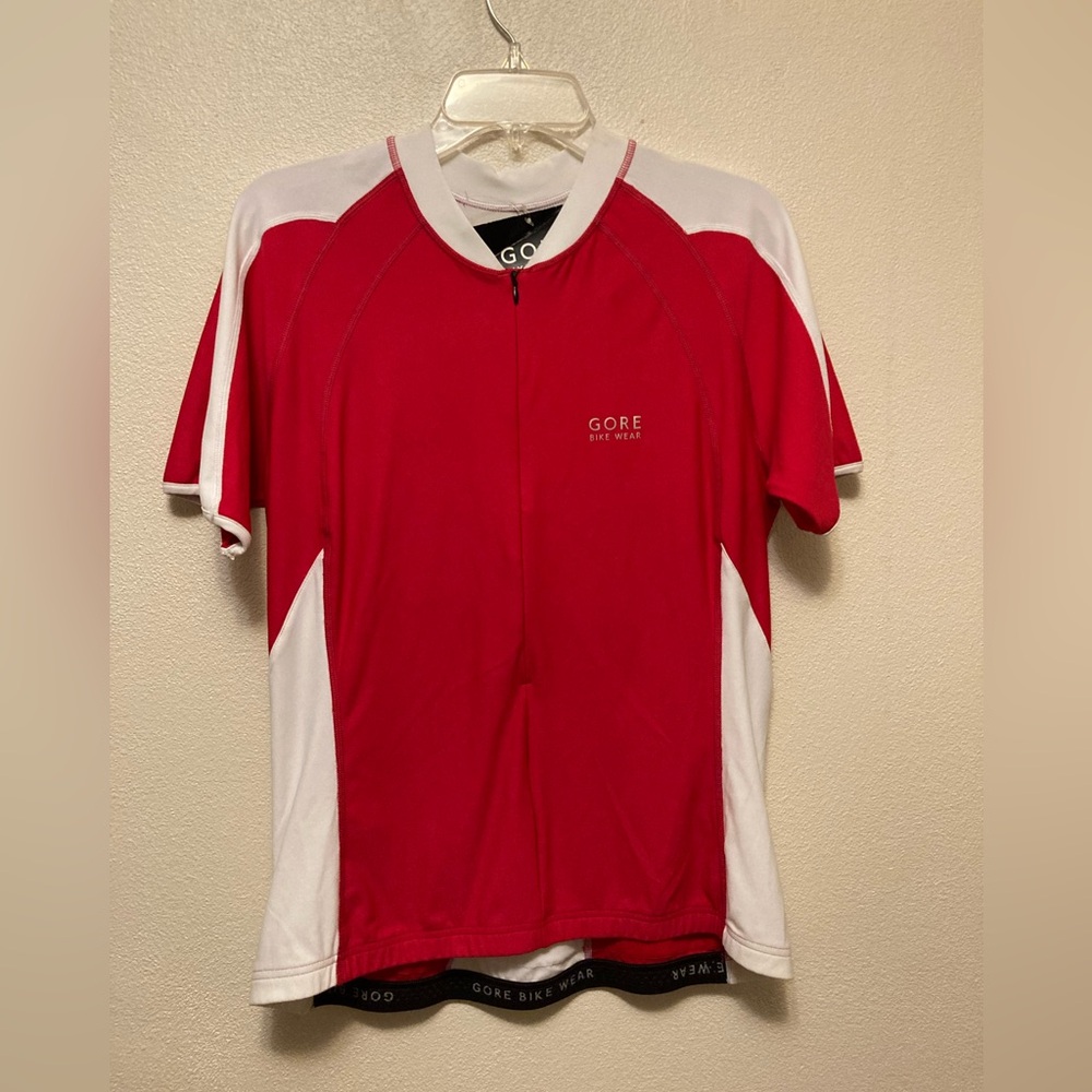 Gore Bike Wear Red and White Cycling Jacket. Size XXL